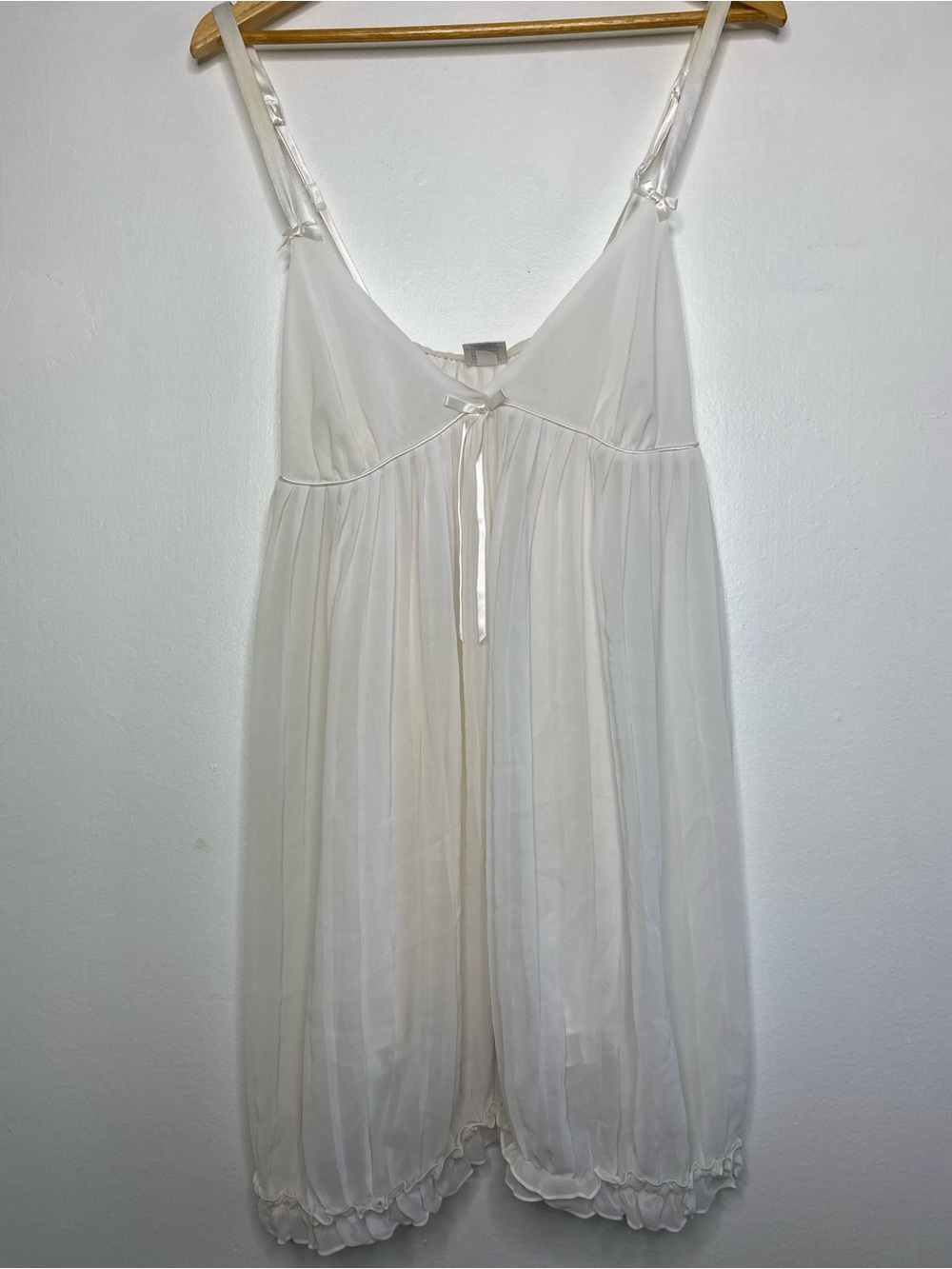 Y2K Babydoll Sheer Night gown Size L flowy Coquette